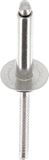 Restagraf Aluminium Klinknagels, Brede Kop, 4 mm x 20 mm, 250 Stuks