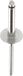 Restagraf Aluminium Klinknagels, Brede Kop, 4 mm x 20 mm, 250 Stuks
