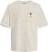 JACK&JONES JORVALLEY TEE SS CREW NECK TG LN - Heren - T-shirts - S - Katoen - Korte mouw - Loose Fit - Mannen - Antique White
