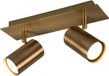 TRIO MARLEY - Spot - Oud messing - excl. 2x GU10 3W