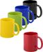Bellatio Design Tasses à café/gobelets Auxerre - 5x - céramique - mélange multicolore - 370 ml
