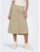 ONLY Jany Midi Rok Beige XS Vrouw