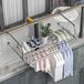 Icecat Séchoir à linge compact en acier inoxydable pour radiateur