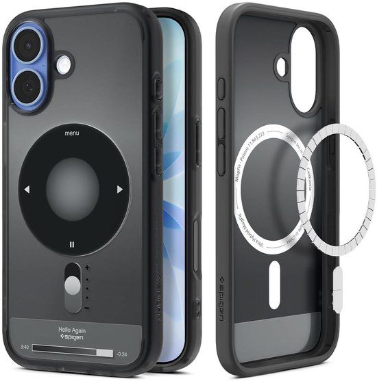 Spigen Ultra Hybrid MagFit - Hoesje Geschikt voor Apple iPhone 17 - Compatibel met MagSafe - Back Cover Classic Zwart
