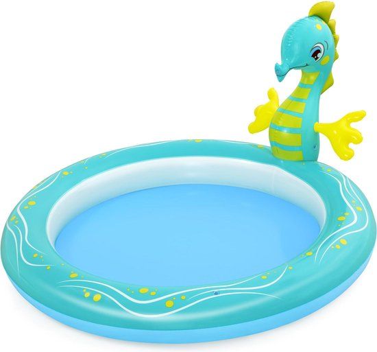 Opblaasbaar Bestway Opblaasbaar Kinderzwembad Zeepaardje 188 x 160 x 86 cm