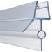 Merkloos Douchedeurafdichting Rubber Voor glas van 4-6 mm Tot 17 mm opening