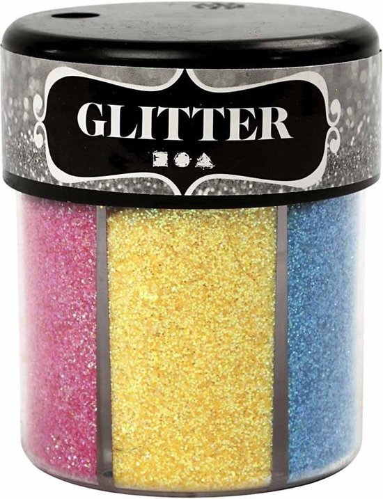 creotime Glitter - Assortiment, 6x13 gr