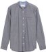 Tom Tailor - Chemise ajustée en chambray bleu marine en Oxford avec poche poitrine - Taille XXL