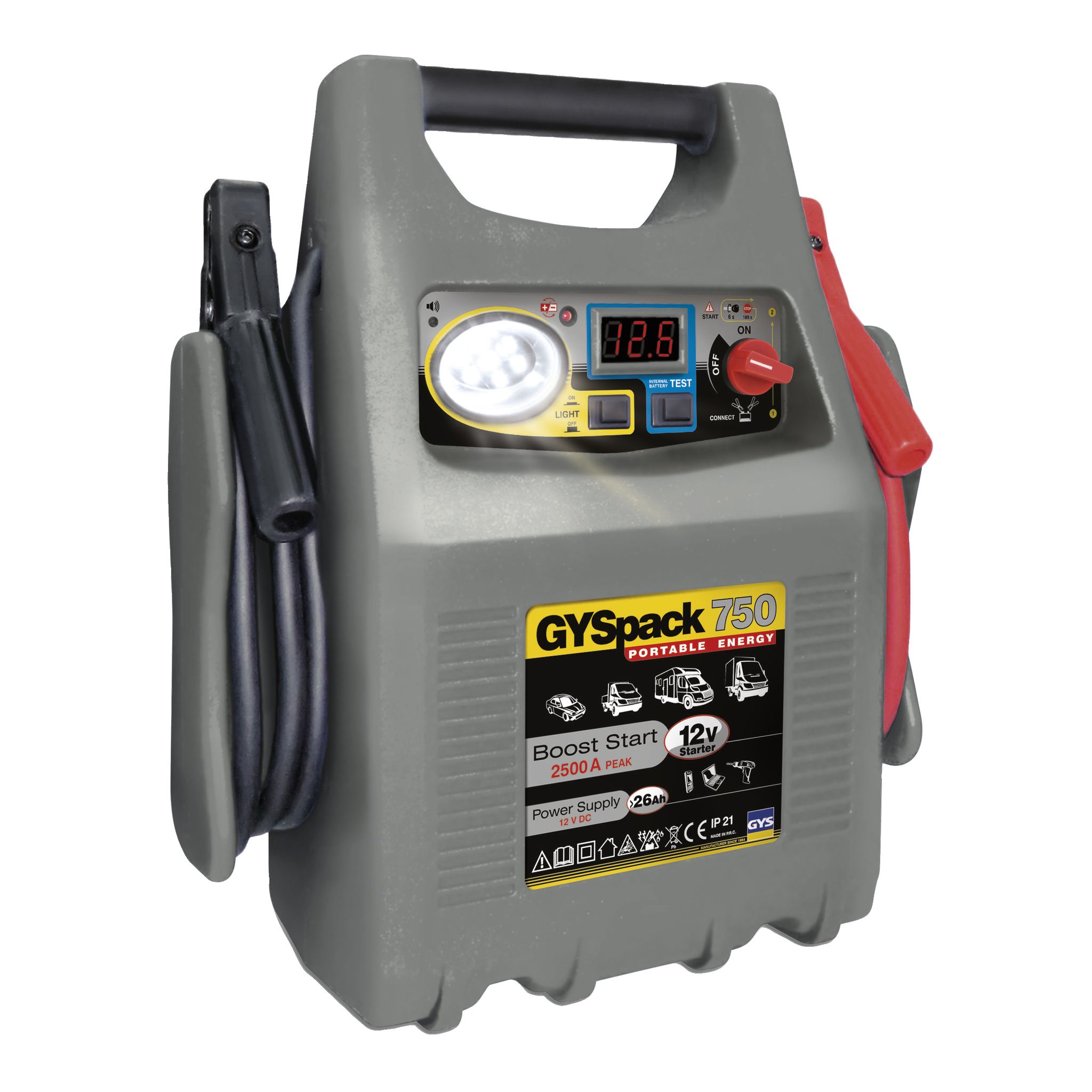 Gys Startbooster GYSPACK 750 12V 2500A