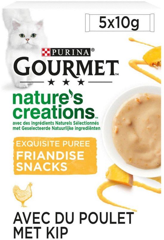 Gourmet Nature's Creations Puree Kip Pompoen 5x10 gram