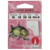 VMC Hameçon Monté Cristal Nickel 35 cm