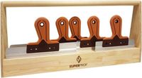 Super Prof PAK-SPM-ALG 6-Delige Stukadoorspakket In Spackmesbak - Soft - RVS - 220-570mm