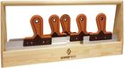 Super Prof PAK-SPM-ALG 6-Delige Stukadoorspakket In Spackmesbak - Soft - RVS - 220-570mm
