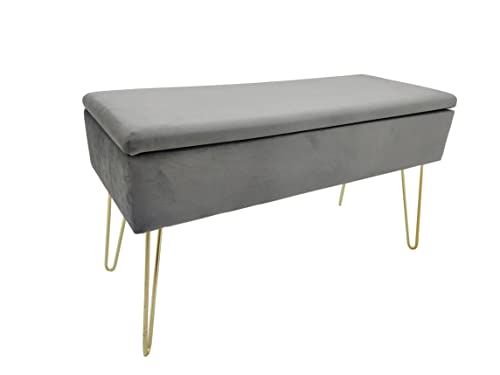 Echtwerk Scarlett Zitbank - Grijs - Met Opbergruimte