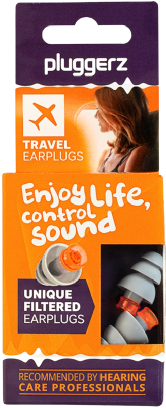 Pluggerz Enjoy Travel Earplugs - 1 Pair