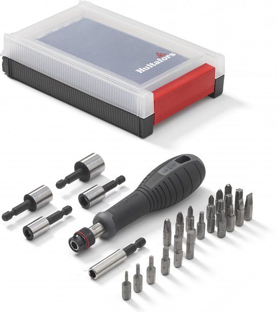 Hultafors magnetische korte bithouderset HSS 29-delig