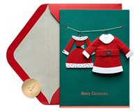 Papyrus Kerstkaart (Mrs. Claus en Santa Suits)