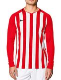Nike Heren Gestreept Division III Voetbalshirt met lange mouwen