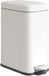 HOMCOM Pedaalemmer 5 liter met soft-close - Prullenbak - Afvalemmer - Vuilnisbak - Wit
