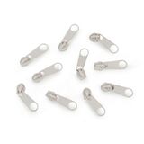 cyclingcolors 10 x vervangende ritssluiting-reparatieset voor ritssluiting, hoofd nr. 5, schuivers voor kleding, tassen, jassen, tassen, koffers, jeans, crème
