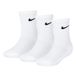 NIKE Kinderen Nike Basic Pack Crew 3Pk Sokken voor kinderen White 4/5 jaar