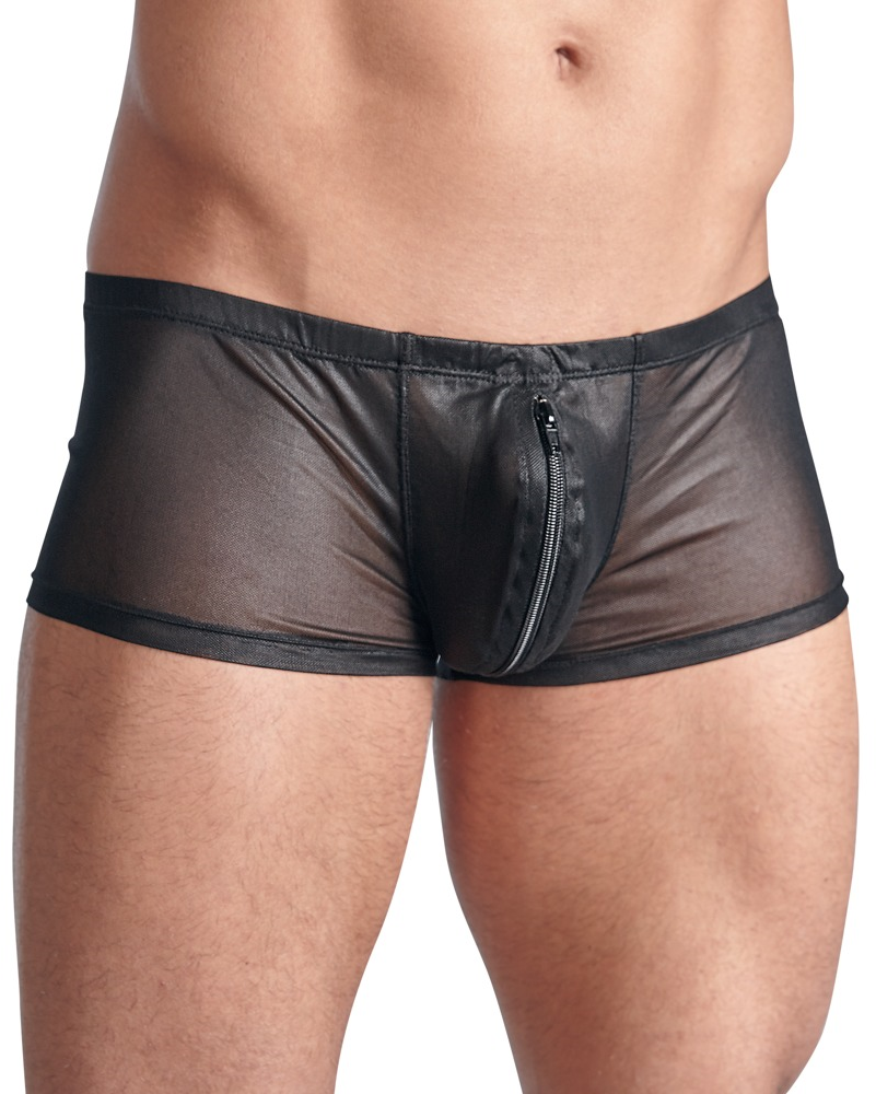 Svenjoyment heren short met rits transparant