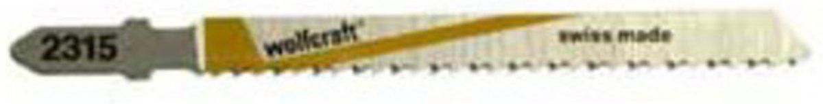 Wolfcraft Decoupeerzaagblad Fijn - HSS - 100 mm - 5 Stuks