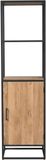 Merkloos / Sans marque Starfurn - Boekenkast Dakota - Bruin - 45x55x200 cm