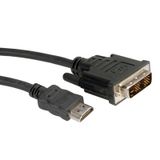 ROLINE 3m DVI/HDMI Noir