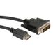ROLINE 3m DVI/HDMI Noir