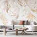 Papier peint panoramique feuilles tropicales