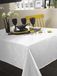 Calitex Electra tafelkleed van polyester, 140 x 350 cm, wit