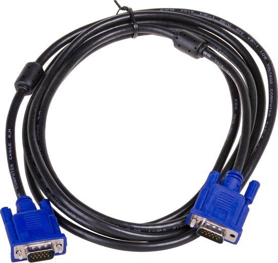 Akyga AK-AV-07 VGA-kabel Aansluitkabel 3.0 m Zwart