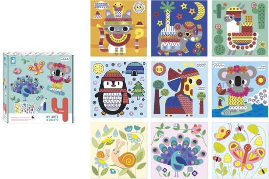 Janod - My Arts & Crafts - 5 jaar - creatieve multiactiviteitenset - 8