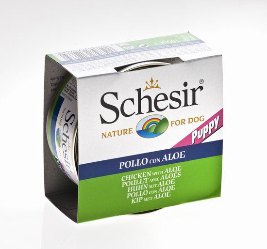 Schesir Puppy Kip & Aloë Vera - 10 ST à 170 gr