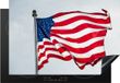 Merkloos KitchenYeah® Inductie beschermer 77x51 cm - Amerika - Vlag - Inductiebeschermer voor Inductie Kookplaat - Multicolor
