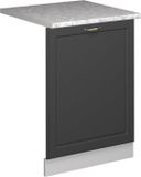 Vicco Fame-Line Vaatwasserfrontpaneel – 60 cm, WB Marmer Anthrazit-Gold Landhaus