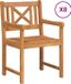 vidaXL Tuinstoelen 8 stuks Naturel Massief Acacia Hout