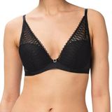 Triumph Aura Spotlight WP Balconette BH met beugel en voorgevormde cups - Zwart - 75C