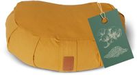 #DoYourYoga - Yoga kussen - »Ganesh« - halve maan meditatiekussen met bio-organische Spelt vulling - 45x30x14 cm - indisch geel