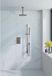 FortiFura Calvi inbouw regendoucheset – Ø30 cm hoofddouche – 20 cm plafondbuis – 1-stands staafhanddouche – koper geborsteld