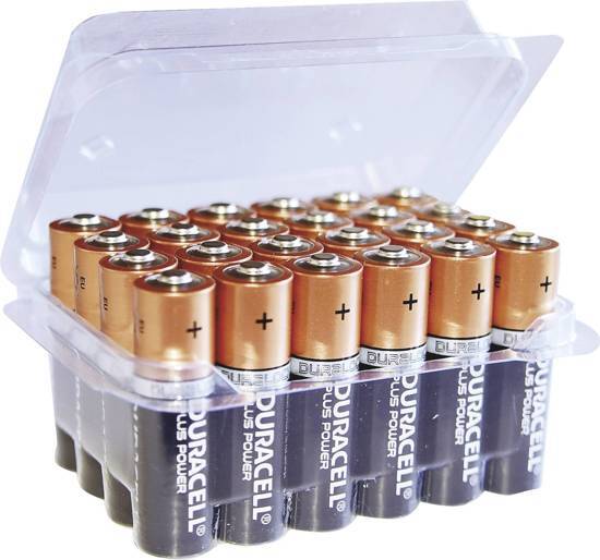 Duracell AA batterij penlite Plus Power LR06 Box Alkaline 1.5 V 24 stuks