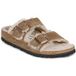 BIRKENSTOCK Suède muiltjes met dubbele bandjes en voering Arizona Fell