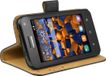 Mumbi Flip case Zwart Leer voor Huawei