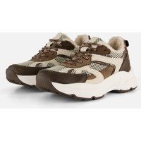 POSH by Poelman Posh Sneakers Teddy beige - Dames - Maat 38