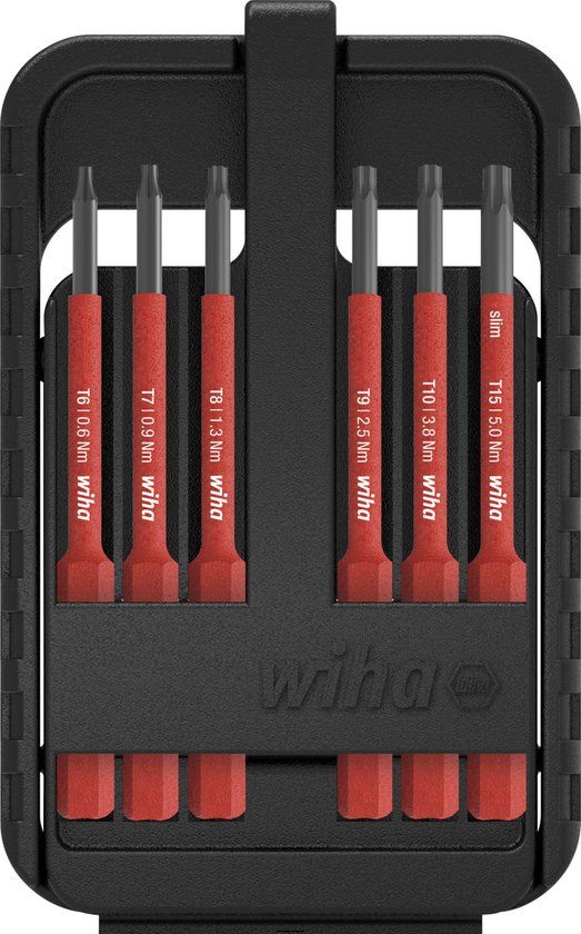 Wiha slimBit VDE Wechselklingen-Set 6-delig TORX