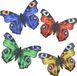 Ibenzoa® Set de 4 Vormen de Papillon en Acier Inoxydable - Décoration Murale pour Extérieur et Intérieur