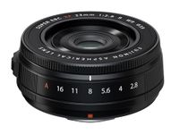 Fujifilm Fujinon XF23mmF2.8 R WR lens, zwart