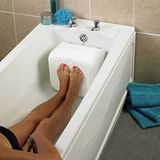 Sans marque Réducteur de baignoire - Blanc
