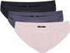 Joop! Slip Intimate Apparel 3-pack Dames Zwart/Grijs/Paars
